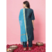 Picture of Cotton Dark Slate Grey Readymade Salwar Kameez