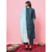 Picture of Cotton Dark Slate Grey Readymade Salwar Kameez