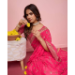 Picture of Good Looking Georgette & Silk & Organza Deep Pink Saree