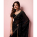 Picture of Well Formed Georgette & Silk & Organza Black Saree