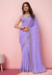 Picture of Georgette & Silk & Organza Light Steel Blue Saree