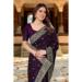 Picture of Marvelous Georgette Purple Saree