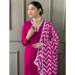 Picture of Chiffon Medium Violet Red Readymade Salwar Kameez