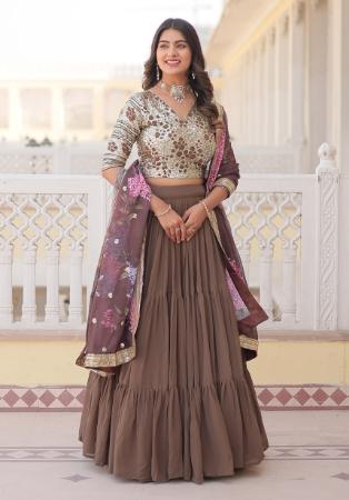 Picture of Ideal Georgette Bisque Lehenga Choli