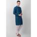 Picture of Comely Cotton Midnight Blue Kurtas