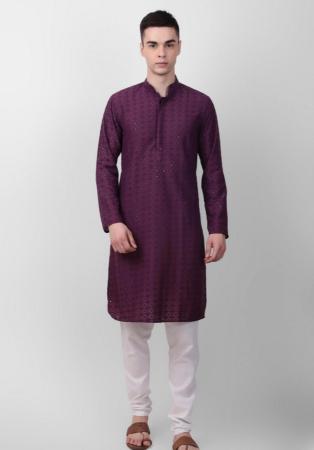 Picture of Shapely Cotton Dark Olive Green Kurtas