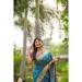 Picture of Fascinating Silk Dark Slate Blue Saree