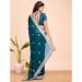 Picture of Beauteous Silk Sea Green Saree