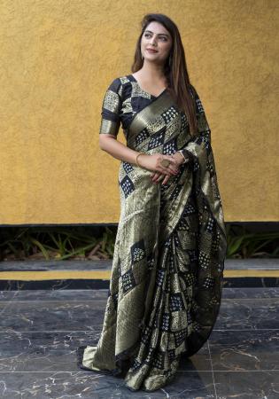 Picture of Taking Silk Black Saree