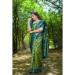 Picture of Alluring Silk Dark Khaki Saree