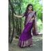 Picture of Elegant Silk Purple Saree