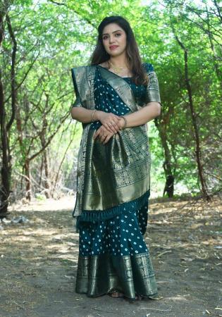 Picture of Taking Silk Dark Slate Grey Saree