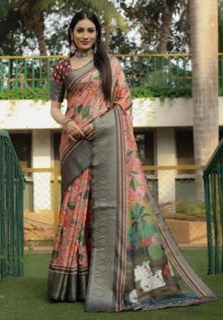 Picture of Grand Silk Light Pink Saree