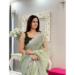 Picture of Pleasing Silk Dark Sea Green Saree