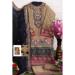 Picture of Georgette Dark Khaki Straight Cut Salwar Kameez