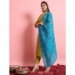 Picture of Cotton & Silk Dark Khaki Readymade Salwar Kameez