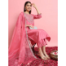 Picture of Cotton & Silk Light Coral Readymade Salwar Kameez