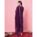 Picture of Cotton & Silk Purple Readymade Salwar Kameez