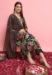 Picture of Georgette Dark Olive Green Readymade Salwar Kameez