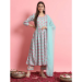 Picture of Georgette Light Steel Blue Readymade Salwar Kameez