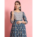 Picture of Georgette Dark Slate Blue Readymade Salwar Kameez