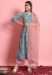 Picture of Grand Georgette Slate Grey Readymade Salwar Kameez