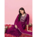 Picture of Georgette Dark Magenta Readymade Salwar Kameez