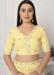 Picture of Georgette & Silk Wheat Readymade Lehenga Choli