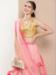 Picture of Georgette & Net Light Coral Readymade Lehenga Choli