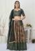Picture of Cotton & Georgette Dark Olive Green Readymade Lehenga Choli