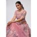 Picture of Superb Net Rosy Brown Lehenga Choli