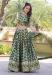 Picture of Sightly Chiffon Dark Sea Green Lehenga Choli