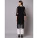 Picture of Gorgeous Georgette Black Kurtis & Tunic