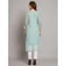 Picture of Alluring Georgette Light Slate Grey Kurtis & Tunic