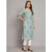 Picture of Alluring Georgette Light Slate Grey Kurtis & Tunic