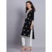 Picture of Comely Rayon Black Kurtis & Tunic