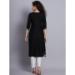 Picture of Comely Rayon Black Kurtis & Tunic