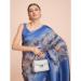 Picture of Sublime Silk Light Steel Blue Saree