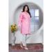 Picture of Ravishing Rayon Light Pink Kurtis & Tunic