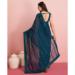 Picture of Superb Georgette Midnight Blue Saree