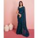 Picture of Superb Georgette Midnight Blue Saree