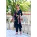 Picture of Resplendent Chiffon Black Readymade Salwar Kameez