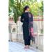 Picture of Resplendent Chiffon Black Readymade Salwar Kameez