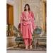 Picture of Chiffon Pale Violet Red Readymade Salwar Kameez