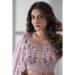 Picture of Georgette & Organza Rosy Brown Lehenga Choli