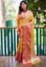 Picture of Nice Silk Golden Rod Saree