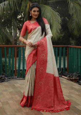 Picture of Fascinating Silk Dark Grey Saree