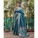 Picture of Appealing Silk Dark Slate Blue Saree