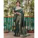 Picture of Taking Silk Dark Olive Green Saree