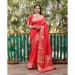 Picture of Comely Silk Crimson Saree